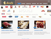 Tablet Screenshot of dicarle.com